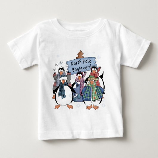 Nordpol Pinguine - Hemden und Geschenke Baby T-shirt (Vorderseite)