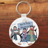 Nordpol Pinguine - Hemden und Geschenke Schlüsselanhänger (Vorderseite)