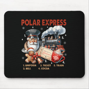 Nordpol Polar Express Alle Ausländer glauben Zug Mousepad