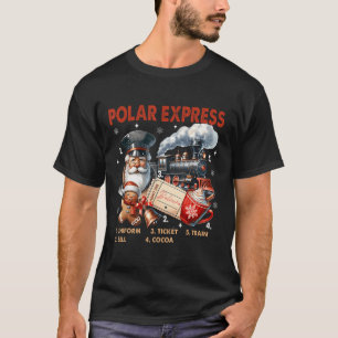 Nordpol Polar Express Alle Ausländer glauben Zug T-Shirt