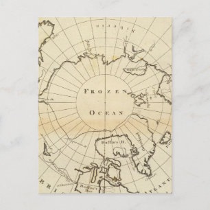 Nordpol Postkarte