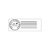 Nordpol Postmark Selbstfarbige Briefmarke Permastempel (Design)