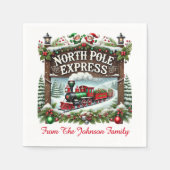 Nordpol Serviette (Vorderseite)