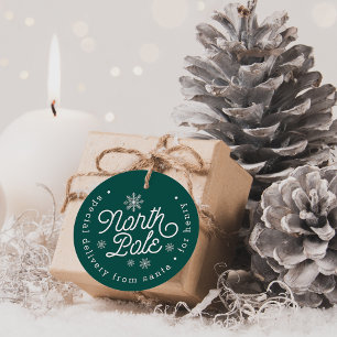 Nordpol Sonderlieferung Weihnachtsgeschenke Tags Geschenkanhänger