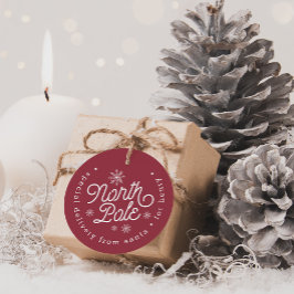 Nordpol Sonderlieferung Weihnachtsgeschenke Tags Geschenkanhänger