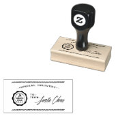 Nordpol Special Delviera von der Santa Briefmarke Gummistempel (Stempel)