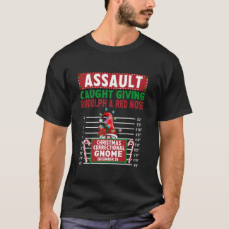 Nordpol-Strafzwerg bei Rudolf-Beschenkung erwischt T-Shirt