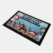 Nordpol-Überwachung Doormat Fußmatte (Schrägansicht)