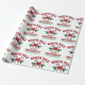 Nordpol-Universität Weihnachtsfest Geschenkpapier (Ungerollt)
