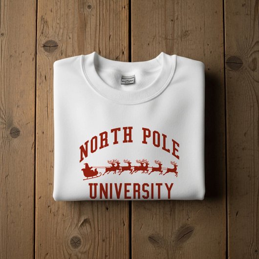Nordpol-Universität-Weihnachtspulli Sweatshirt