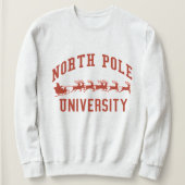 Nordpol-Universität-Weihnachtspulli Sweatshirt (Design vorne)