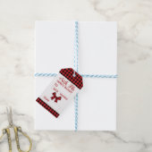 Nordpol Weihnachten Geschenkanhänger (Mit Garn)