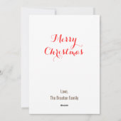 Nordpol Weihnachten Personalisiert (Rückseite)