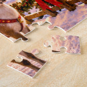 Nordpol-Weihnachtsdorf Puzzle (Seite)