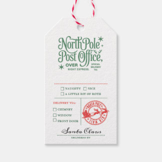 Nordpol-Weihnachtsmann-Liste Weihnachtsgeschenk-An Geschenkanhänger
