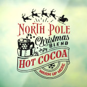 Nordpol Weihnachtsmischungsart Fensteraufkleber (Blatt 3)