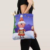 Nordpol-Wünsche-Elf-Tragetasche Tasche (Von Nahem)