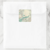 Nordpolargebiete Quadratischer Aufkleber (Tasche)