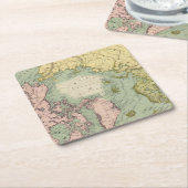 Nordpolargebiete Rechteckiger Pappuntersetzer (angewinkelt)