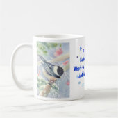 Nordpolchickadee-Tasse mit Text Kaffeetasse (Links)