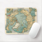 Nordpolkarte Mousepad (Mit Mouse)