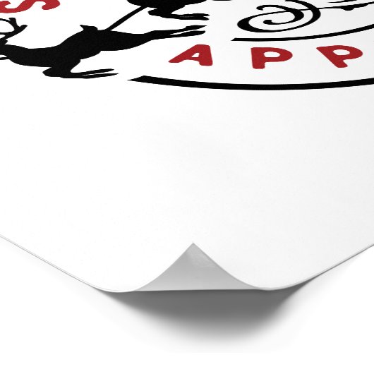 Nordpolnische Kakaoart Poster (Ecke)