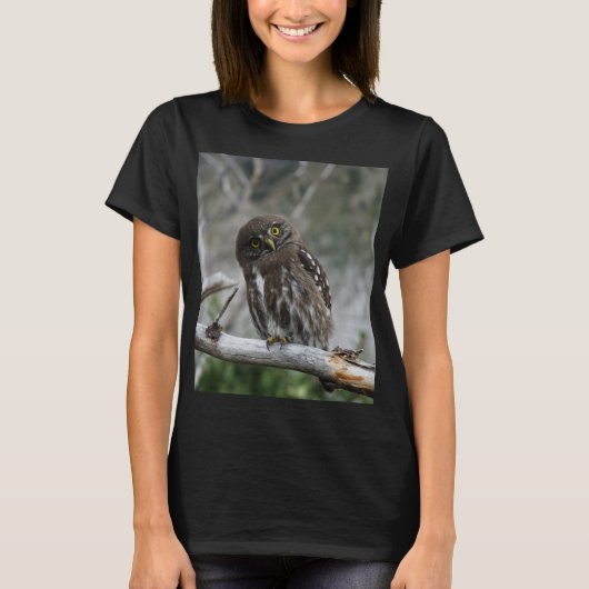 Nordpygmäischer Owl-T - Shirt (Vorderseite)