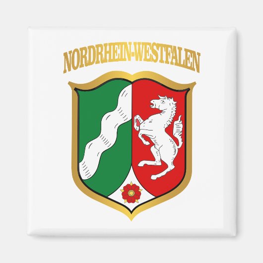 Nordrhein-Westfalen COA Magnet (Vorne)