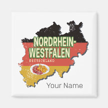 Nordrhein-Westfalen Deutschland Retro NRW Souvenir