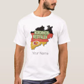 Nordrhein-Westfalen Deutschland Retro NRW Souvenir T-Shirt (Vorderseite)