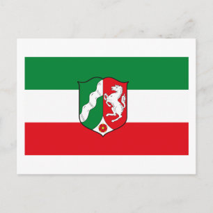 Nordrhein Westfalen Flag Postcard Postkarte
