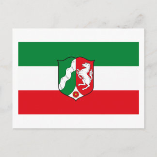 Nordrhein Westfalen Flag Postcard Postkarte
