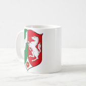 Nordrhein-Westfalenwappen Tasse (Vorderseite Links)