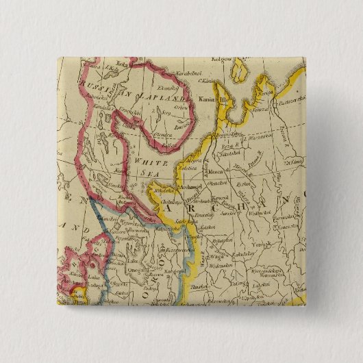 Nordrussland in Europa Button (Vorderseite)