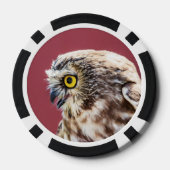 Nordsäge-Weiß-Portrait Pokerchips (Rückseite)