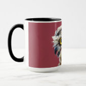 Nordsäge-Weiß-Portrait Tasse (Links)