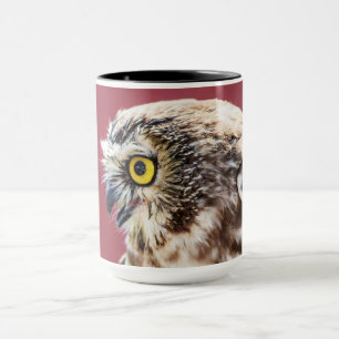 Nordsäge-Weiß-Portrait Tasse