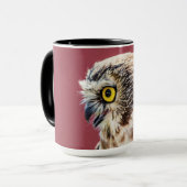 Nordsäge-Weiß-Portrait Tasse (Vorderseite Links)
