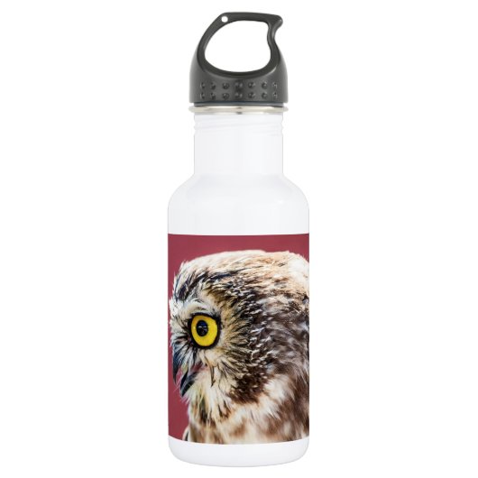 Nordsäge-Weiß-Portrait Trinkflasche (Vorderseite)