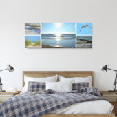 Nordsee - Collage Leinwanddruck (Insitu (Schlafzimmer))