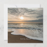 Nordsee, Dänemark malerischer Sonnenuntergang,
