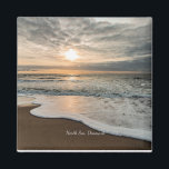 Nordsee, Dänemark malerischer Sonnenuntergang, Magnet<br><div class="desc">Nordsee landschaftliche Sonnenuntergangslandschaft.</div>