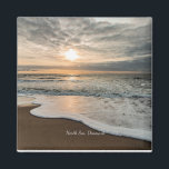 Nordsee, Dänemark malerischer Sonnenuntergang, Magnet<br><div class="desc">Nordsee landschaftliche Sonnenuntergangslandschaft.</div>