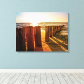 Nordsee Idylle Leinwanddruck (Insitu (Holzboden))