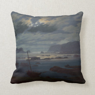 Nordsee im Mondlicht, 1823-24 Kissen