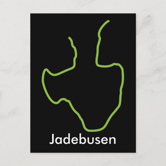 Nordsee Jadebusen Postkarte (Vorderseite)