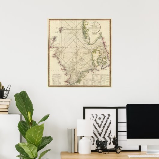 Nordsee, Kattegat Poster (Heimbüro)