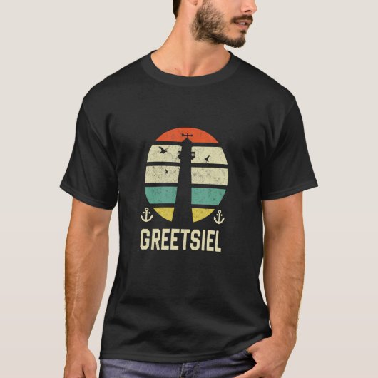 Nordsee Lighthouse Greetsiel T-Shirt (Vorderseite)