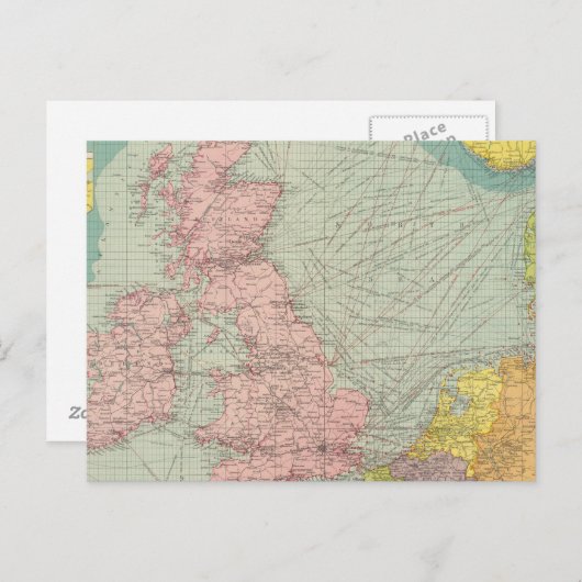 Nordsee Postkarte (Vorne/Hinten)