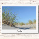 Nordsee Postkarte<br><div class="desc">Nordsee Postkarte - Strand mit sonne und Haver</div>